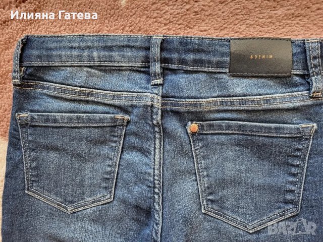 Дънки за момиче 7-8г обувани броени пъти , снимка 5 - Детски панталони и дънки - 47587557