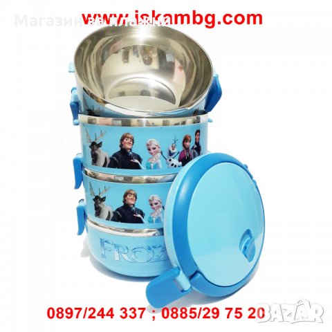 Комплект кутии за обяд Замръзналото кралство, снимка 7 - Други - 26910570