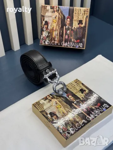 Dolce & Gabbana Колани - 3 см. - Естествена Кожа, снимка 4 - Колани - 49549690