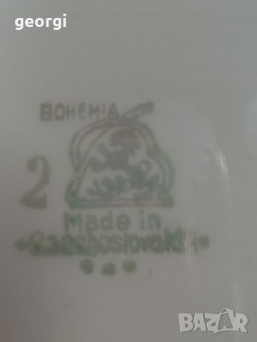 Три порцеланови плата Bohemia , снимка 11 - Прибори за хранене, готвене и сервиране - 35322563