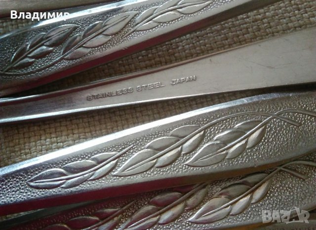 Вилици - 20 см. с маркировка "Stainless steel Japan" - неръждаема стомана, снимка 2 - Прибори за хранене, готвене и сервиране - 28923011
