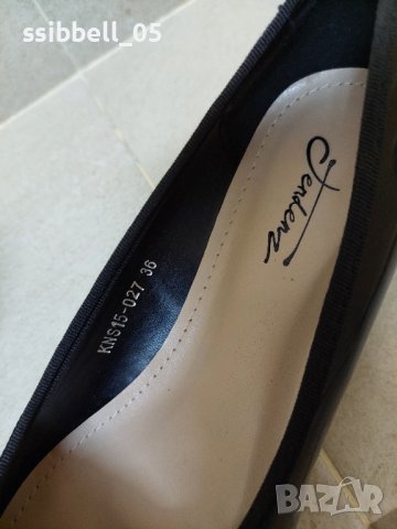 36 номер TENDENZ Нови дамски обувки на нисък ток, снимка 5 - Дамски елегантни обувки - 43800490