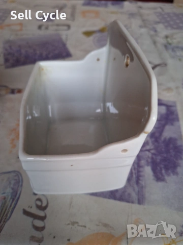 ✅БЪЛГАРСКИ ПОРЦЕЛАНОВ БУРКАН ЗА ПОДПРАВКИ❗, снимка 2 - Антикварни и старинни предмети - 53042890