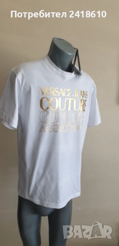 Versace Jeans Couture Cotton Regular Fit Mens Size S НОВО! ОРИГИНАЛ! Мъжка Тениска!, снимка 2 - Тениски - 51797903