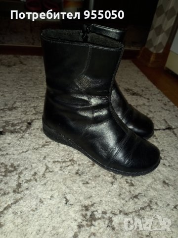 Дамски боти от естествена кожа, снимка 2 - Дамски боти - 38362411