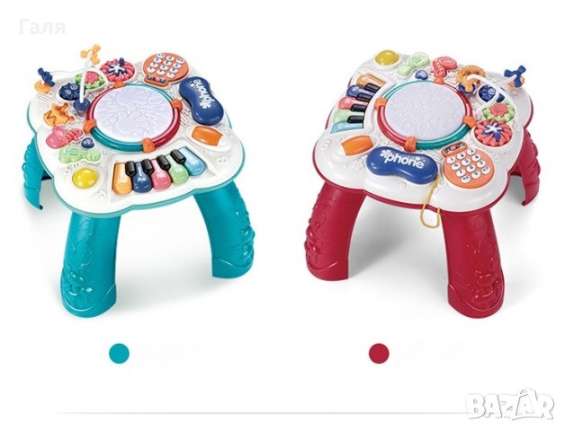 👶Интерактивна бебешка музикална масичка с игри, снимка 1 - Музикални играчки - 42964379