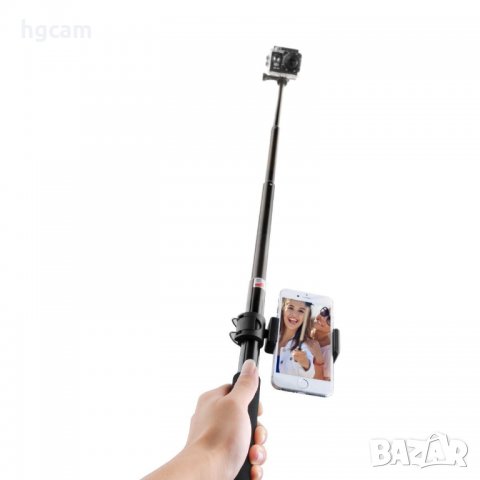 Монопод клас 5 за екшън камери GoPro и смартфони, 98см, Алуминий, снимка 5 - Чанти, стативи, аксесоари - 17839489