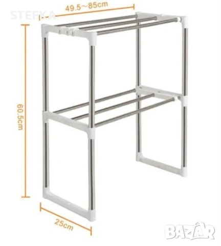 Етажерка над микровълнова, снимка 2 - Етажерки - 53180114