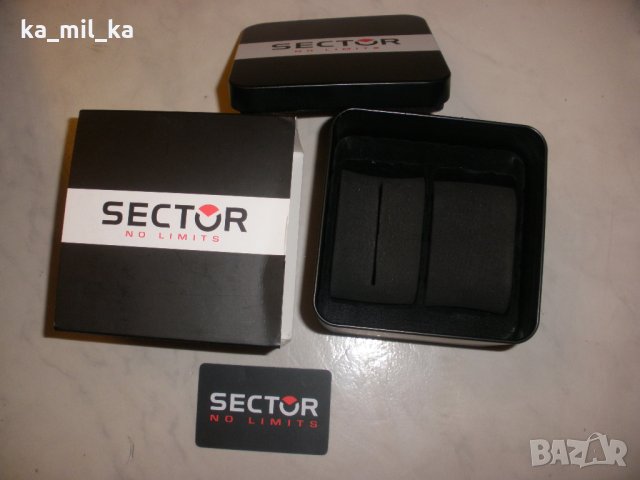 Кутия от часовник Sector - метална, с гаранционна карта, снимка 5 - Мъжки - 29349140