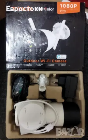Външна камера за наблюдение Tenda CT3, 2MP IP камера, FHD, снимка 8 - IP камери - 48272698