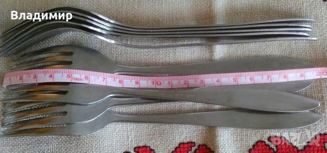 Вилици - 20 см. с маркировка "Stainless steel Japan" - неръждаема стомана, снимка 11 - Прибори за хранене, готвене и сервиране - 28923011