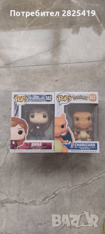 Funko pop Pokemon Charizard и Anna от Frozen 