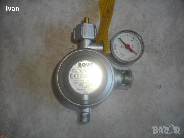 Газов Пропан-Бутан Редуцир Вентил Регулатор Налягане За Каравана/Кемпер-30-50 mbar-ROWI/GOK/CAVAGNA , снимка 2 - Други инструменти - 43696253