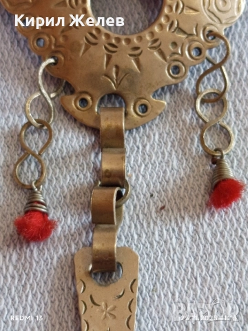 ВИНТИДЖ ФОЛКЛОРЕН СТИЛ БРОШКА ЧАСТ от ТРАДИЦИОННО ОБЛЕКЛО 52180, снимка 3 - Други ценни предмети - 52533687