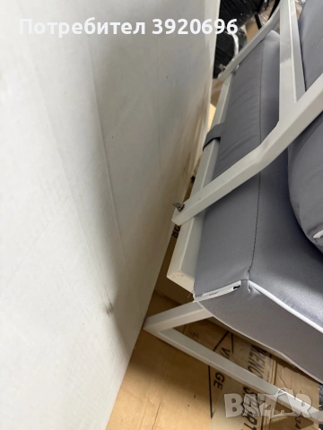 Метален градински фотьойл, снимка 6 - Градински мебели, декорация  - 53455098