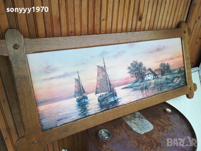 ГОЛЯМА КАРТИНА-121Х56СМ-ОТ ГЕРМАНИЯ 2501241125, снимка 3 - Картини - 43968067