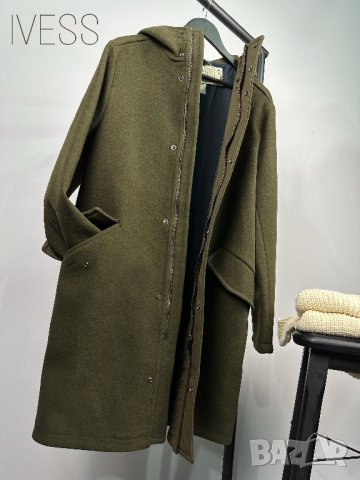 MANGO мъжко вълнено палто / балтон , снимка 11 - Палта - 43725597