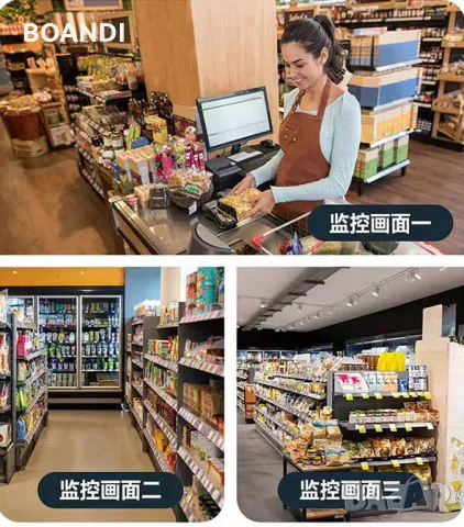 Тройна PTZ Wi-Fi камера за наблюдение 10 Mpx IP IR 3D Панорамна камера, снимка 2 - IP камери - 47508588