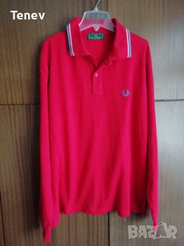 Fred Perry оригинална маркова мъжка блуза с дълъг ръкав XL/2XL в Блузи в  гр. Сливен - ID38826846 — Bazar.bg