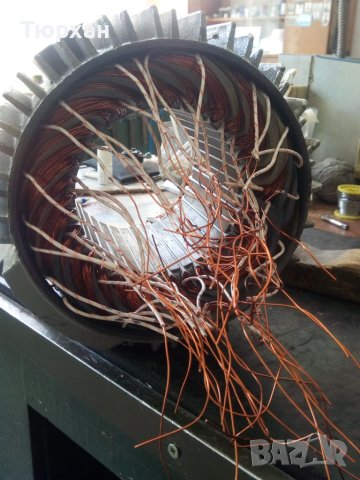 Пренавиване на електродвигатели, снимка 4 - Електродвигатели - 40311858