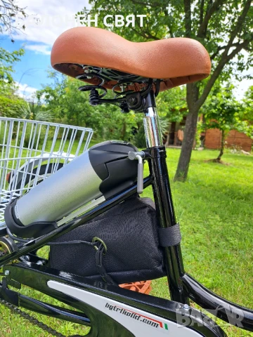 Многофункционален Нов модел e-Trike Hybrid Велосипед с три гуми Електрически Хибрид Триколка, снимка 7 - Велосипеди - 50506973