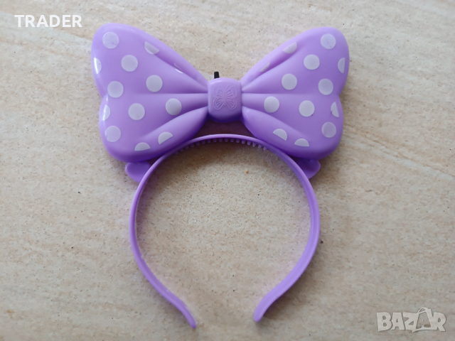 Диадема за глава Мини Маус Minnie Mouse Елза и Ана дяволски рогца Коледна , снимка 15 - Шноли, диадеми, ленти - 30611531