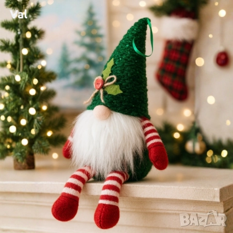 Коледна играчка джудже -Префектната украса за елха и дом, снимка 3 - Декорация за дома - 52530672