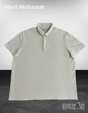 Тениска Lacoste Polo бяла, размер XXL, като ново