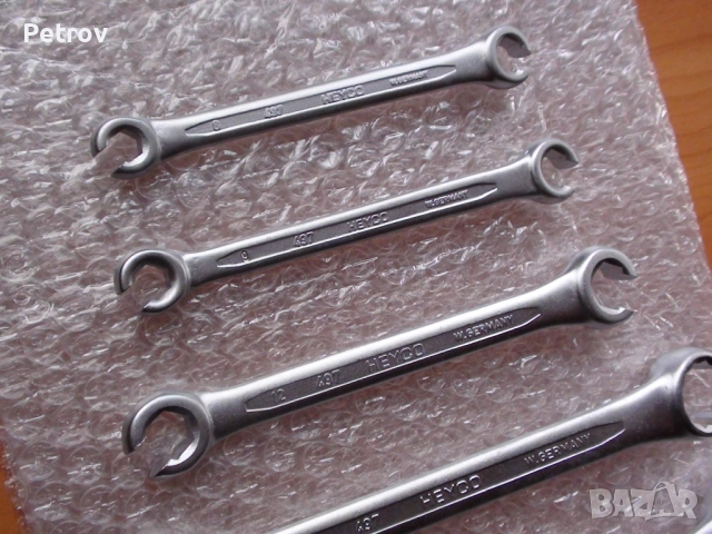 HEYCO No.497 - MADE IN GERMANY - ORIGINAL HEYCO - 5 броя ЧИСТО НОВИ PROFI Ключове за Маркучи 8-24 mm, снимка 2 - Ключове - 52241819