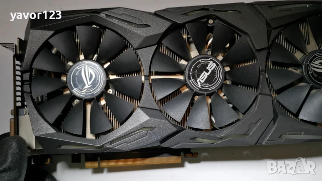 ASUS ROG STRIX RX 480 GAMING 8GB + ZZX-N1350 13.5W/mk thermal putty, снимка 2 - Видеокарти - 51232728