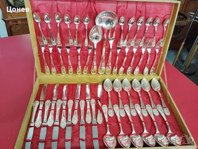 Посребрен сервиз, снимка 4 - Други ценни предмети - 48051924