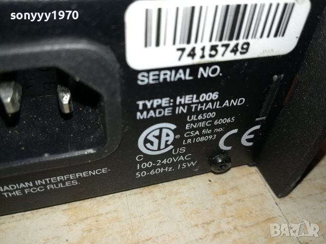 HEL 006 TC HELICON 1411231639LK1EWC, снимка 9 - Ресийвъри, усилватели, смесителни пултове - 42990710