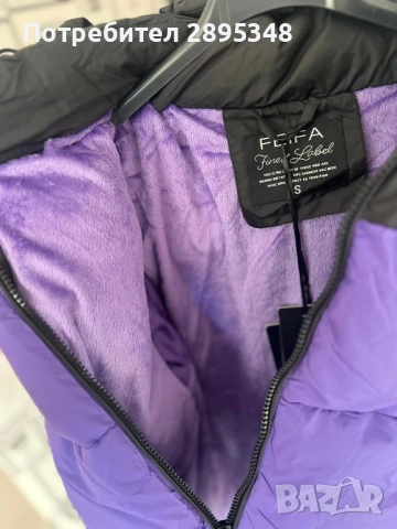 Топъл модел яке в комплект с ръкавички, снимка 2 - Якета - 53149111