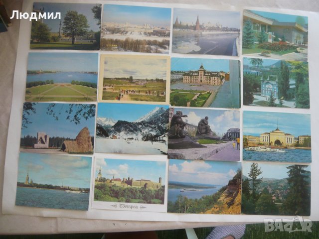 Стари пощенски картички с изгледи от много страни, снимка 5 - Колекции - 19410255