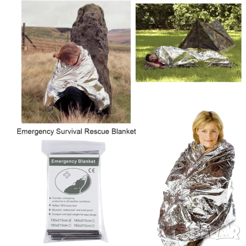 Термо одеяло за къмпинг, снимка 6 - Къмпинг мебели - 52165070