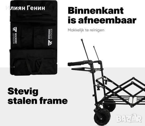 Сгъваема количка с подвижен покрив, снимка 4 - Къмпинг мебели - 51529620