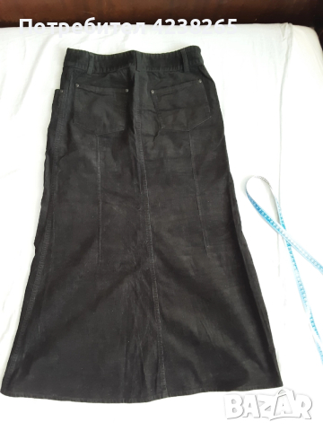 пола H&M джинсова, нова, черна №36, снимка 2 - Поли - 52678850