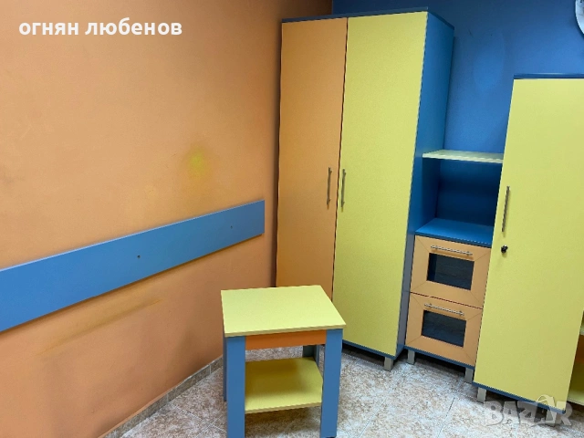 Модулна секция+плот с мивка+закачалка+масичка