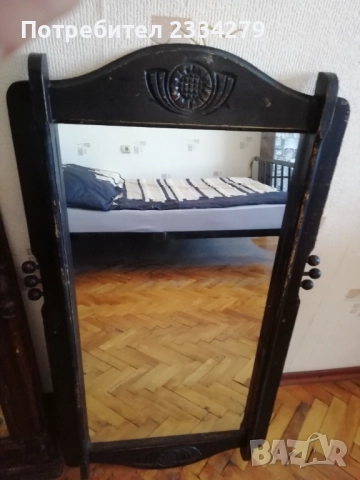 Огледала в стари дървени масивни рамки с орнаменти , снимка 12 - Антикварни и старинни предмети - 40177179