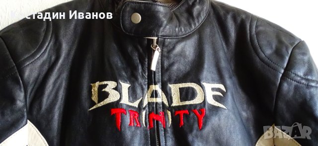 Blade Trinity дамско кожено мото яке - размер XL, снимка 3 - Якета - 43348983