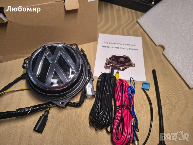 VW камера за заден ход на дръжката за отваряне на багажника, снимка 3 - Аксесоари и консумативи - 51049261