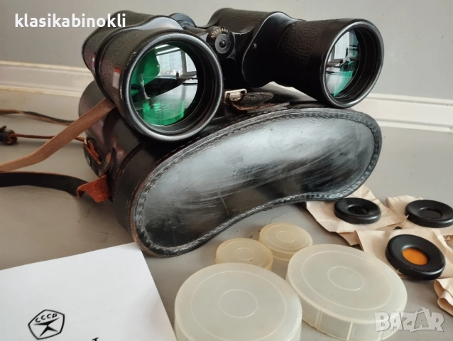 ТОП НОВ Съветски Бинокъл-БПВ1 7х50-MADE IN СССР, снимка 11 - Екипировка - 53062528