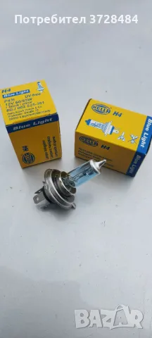  Крушки Н4-HELLA Blue Light 60/55W; 135/100W; H3 и ; R-2 ; w21w и др.