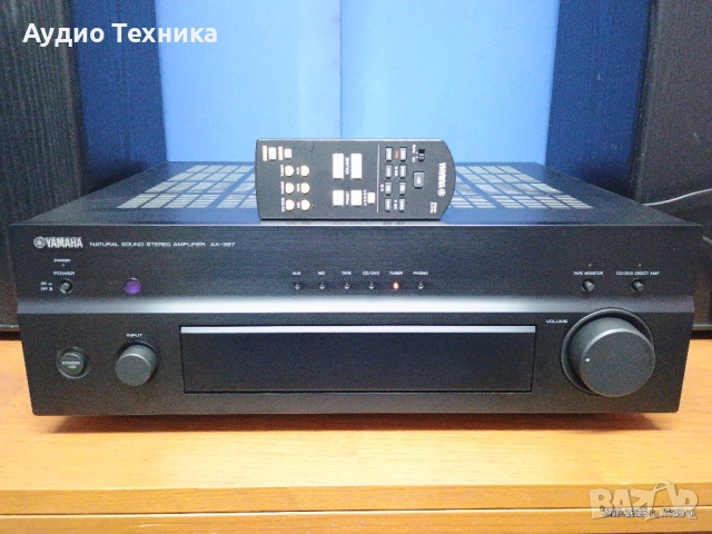YAMAHA AX-397. Перфектен! Оригинално дистанционно. Страхотен звук! Изпращам видео., снимка 2 - Ресийвъри, усилватели, смесителни пултове - 52138375