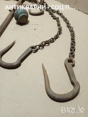 Стар Ръчно Кован Български Кантар., снимка 2 - Антикварни и старинни предмети - 49441995