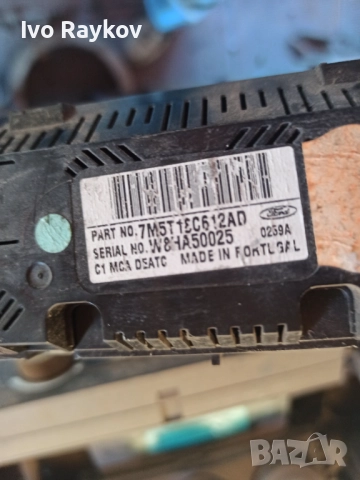 ПАНЕЛ КЛИМАТИК FORD C-MAX I , FOCUS 2, 7M5T18C612AD, снимка 4 - Части - 52434067