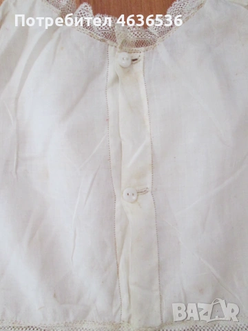 20-те год. детска рокля, бродерия и дантела, снимка 8 - Други ценни предмети - 53272465