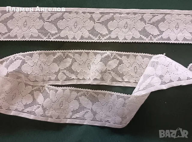 Дантела-еластична ликра, коприна, снимка 3 - Спално бельо - 49684479