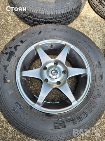 джанти с гуми за платформа, ремарке , снимка 7 - Гуми и джанти - 50575827