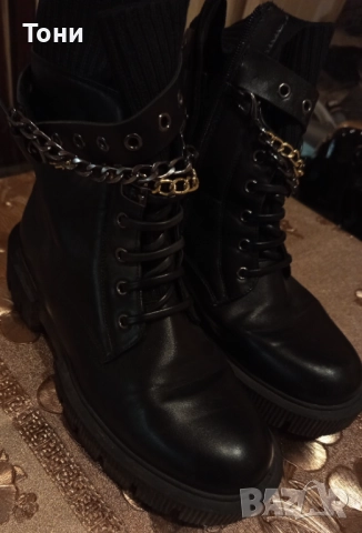LADY GLORY Нови Дамски Боти Изцяло от Естествена Кожа 39, снимка 7 - Дамски боти - 52923194